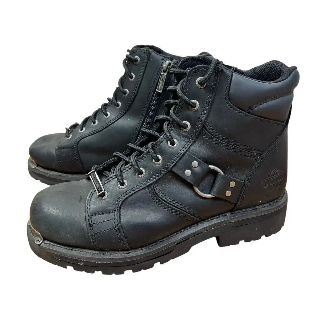 HARLEY DAVIDSON Men's Chipman Leather Riding Boots